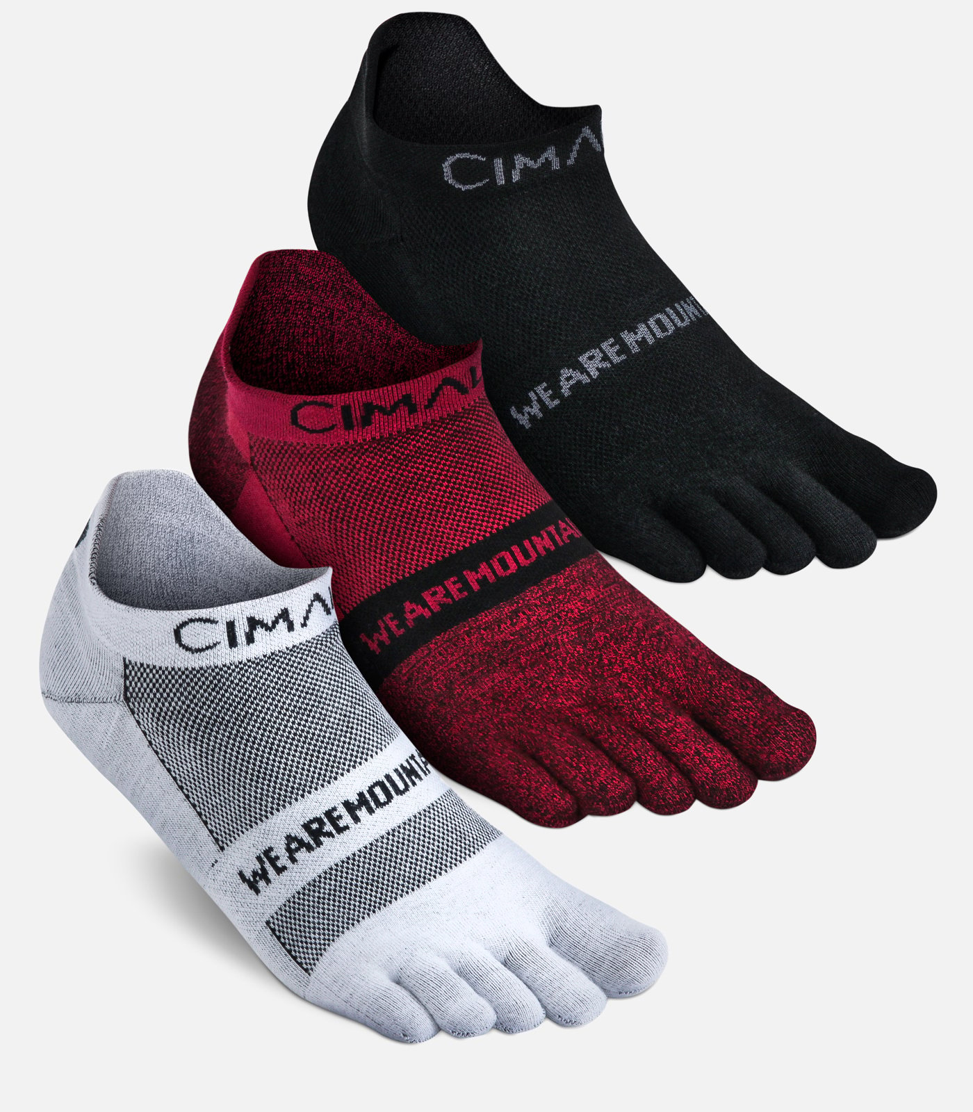 Chaussette doigts Trail Injinji Midweight Crew.Chaussettes FiveFingers