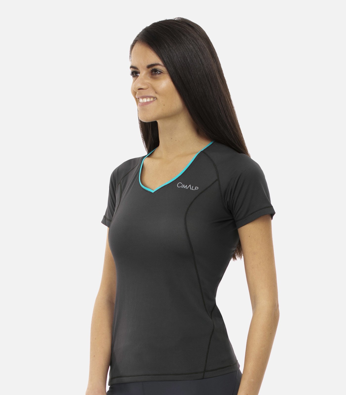 T-shirt da trail leggera e traspirante da Donna | CIMALP®