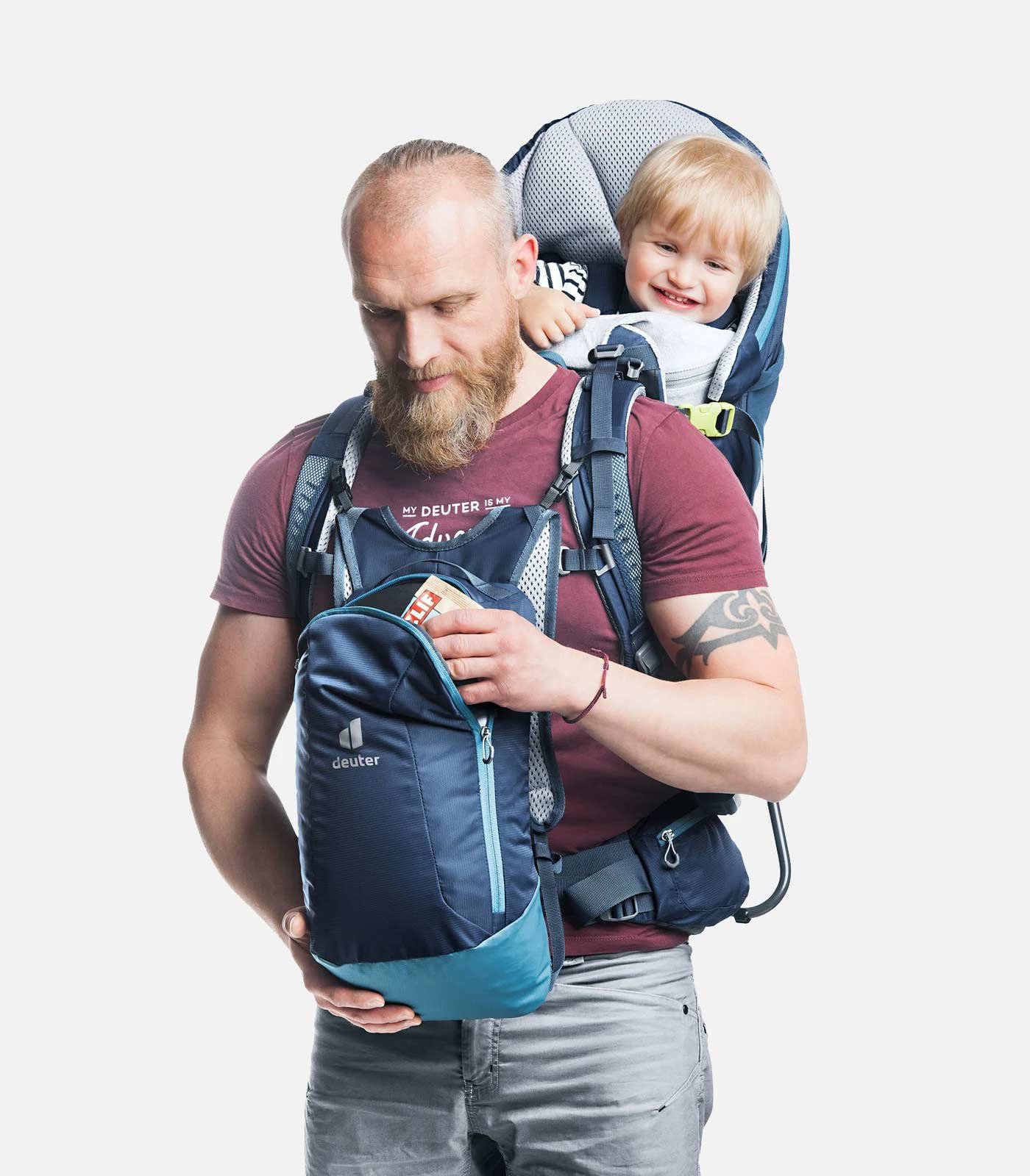 Porte bébé premium rando-voyage DEUTER gamme Pro