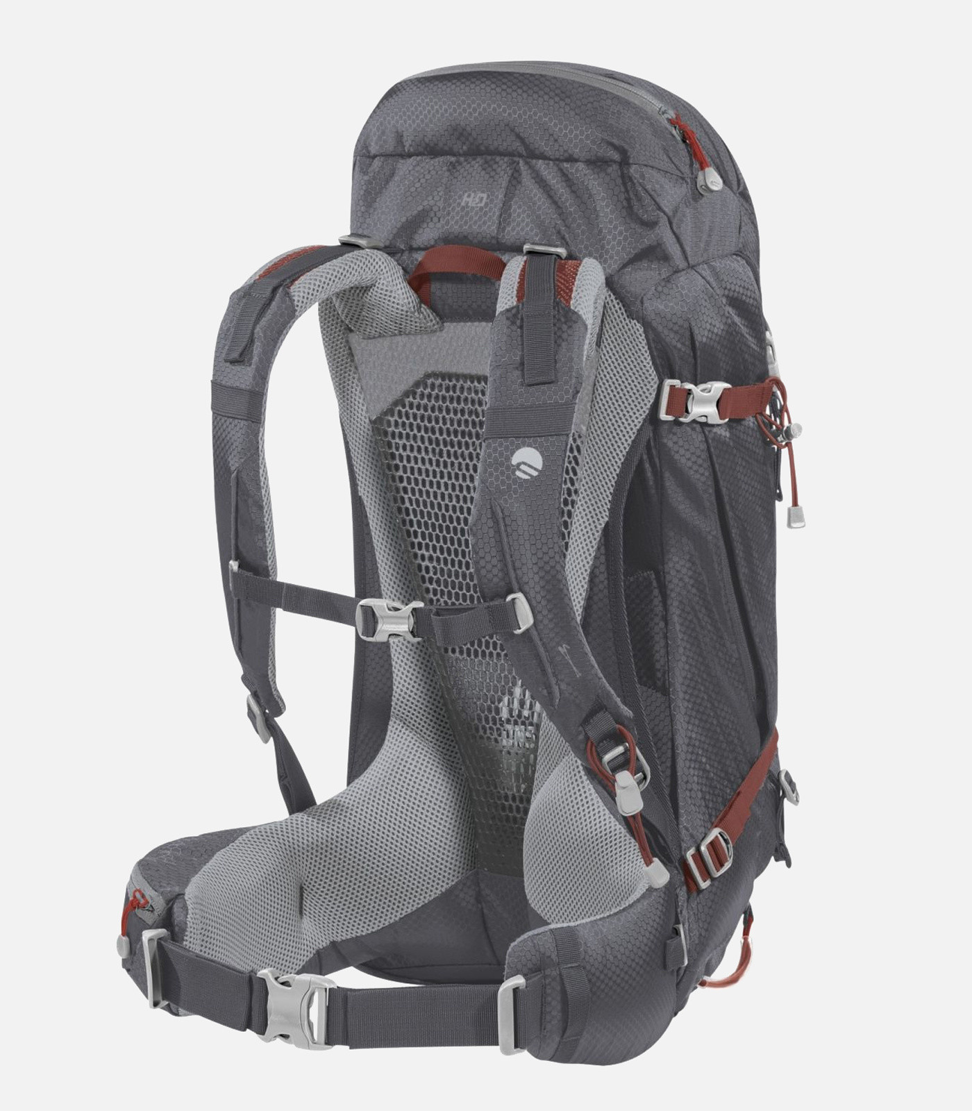 Mochila FERRINO para trekking de larga distancia con respaldo de malla