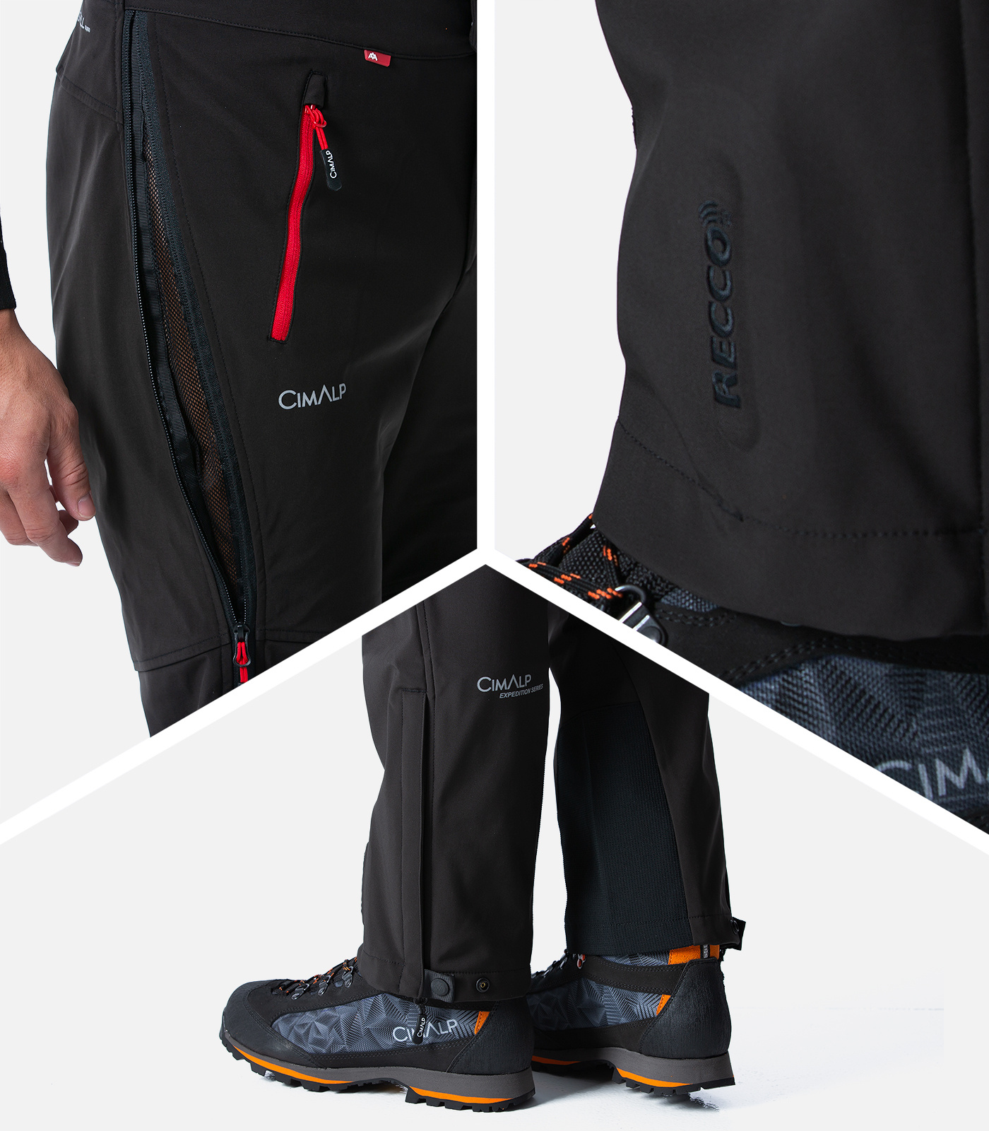 Pantaloni Alpinismo in Softshell
