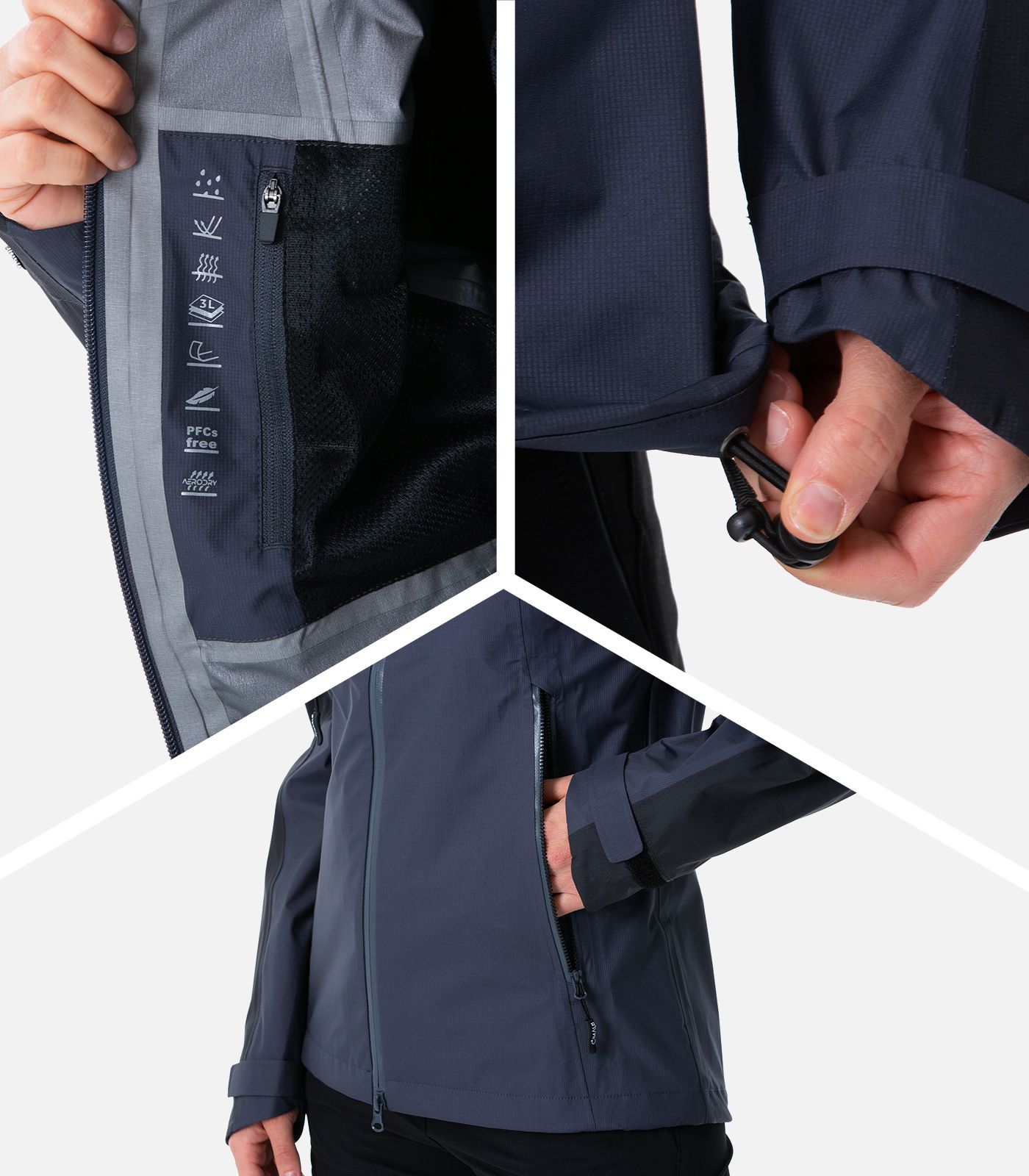 Breathable Hiking Jacket with Ultrashell® membrane