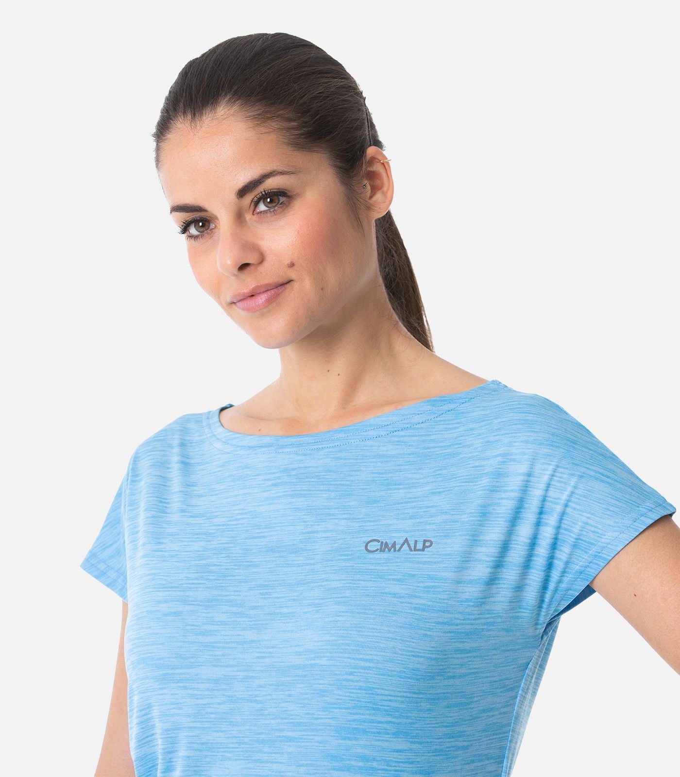 T-shirt col large Smart-Dry respirant