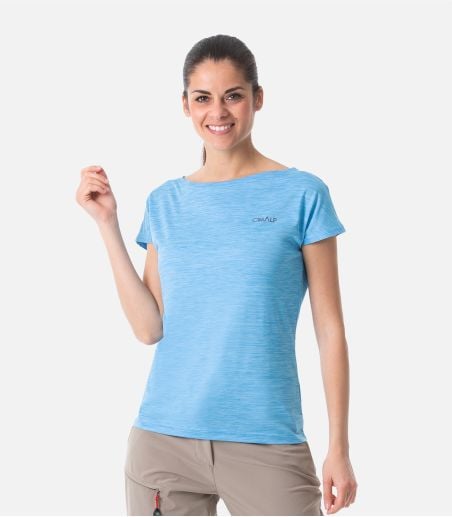 Camiseta de cuello ancho Smart-Dry transpirable