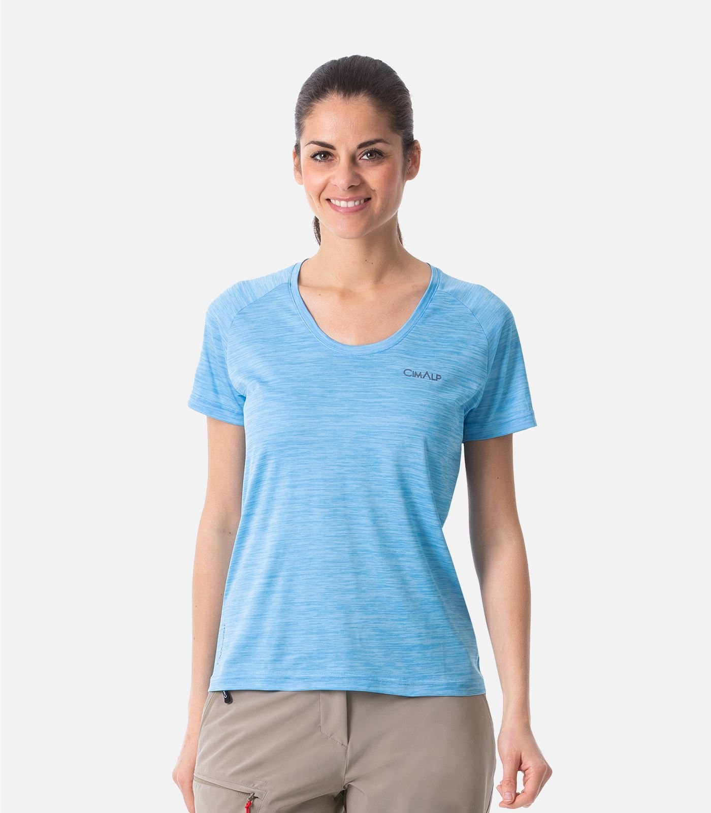 Camiseta de cuello redondo Smart-Dry transpirable
