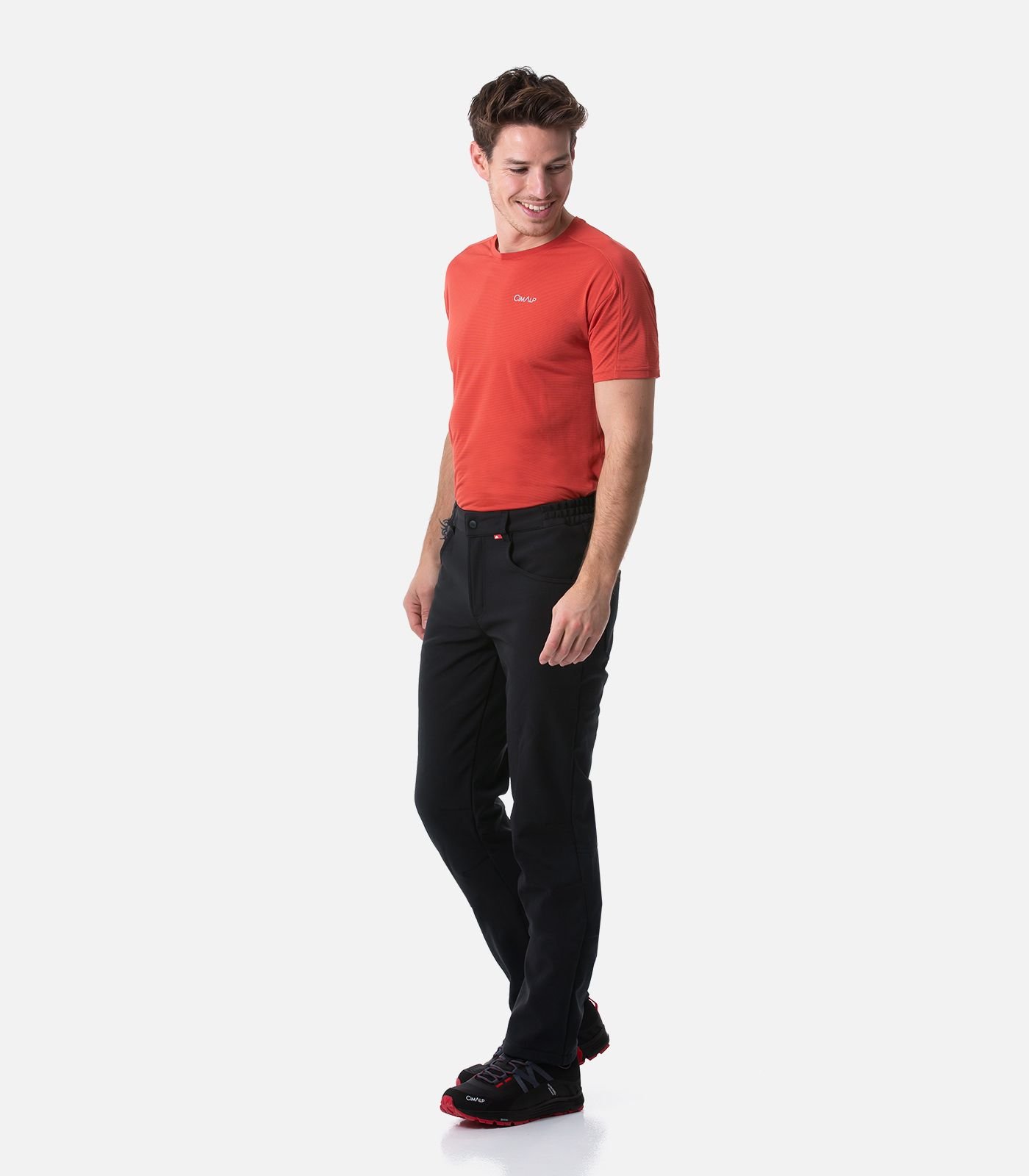 QUEBEC SHORT - Nero Pantaloni Softshell caldi e impermeabili