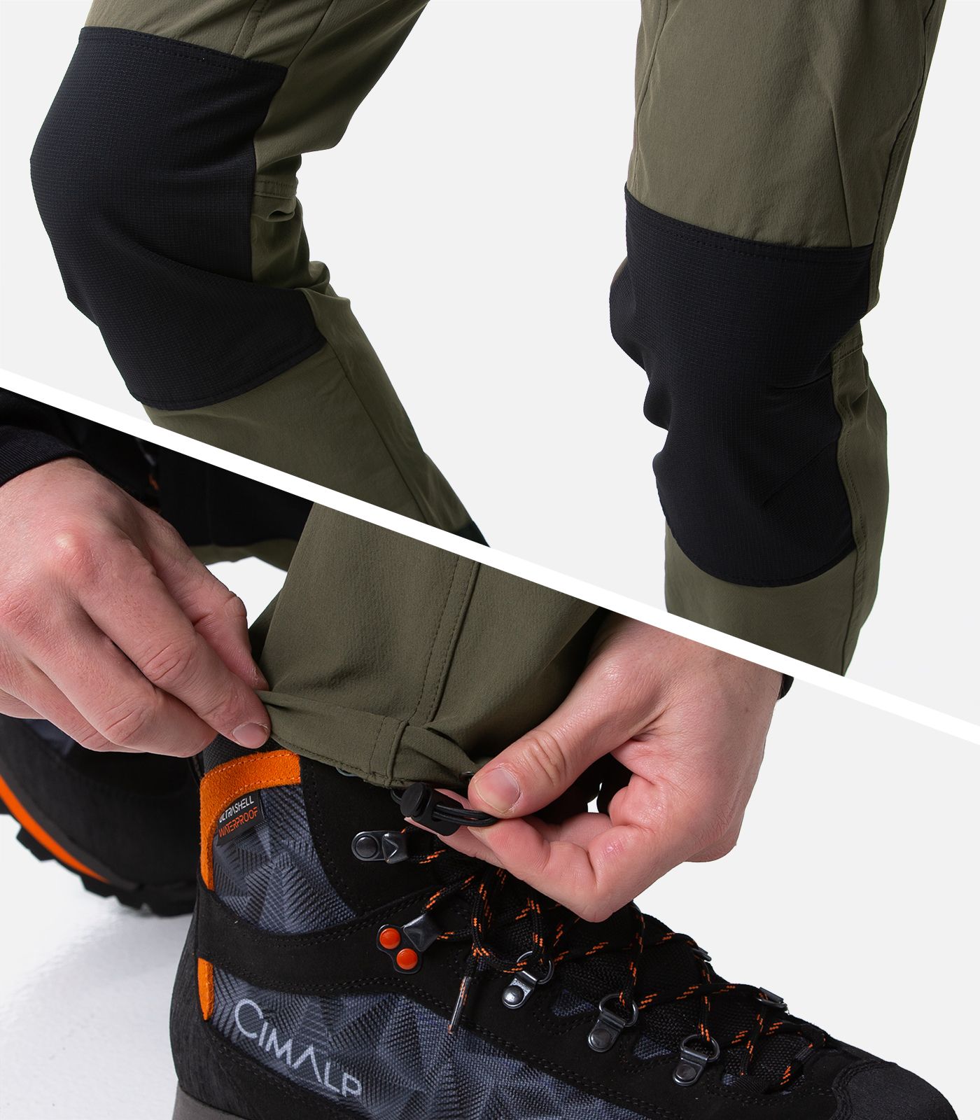 Verstärkte Outdoorhose mit 3D Flex