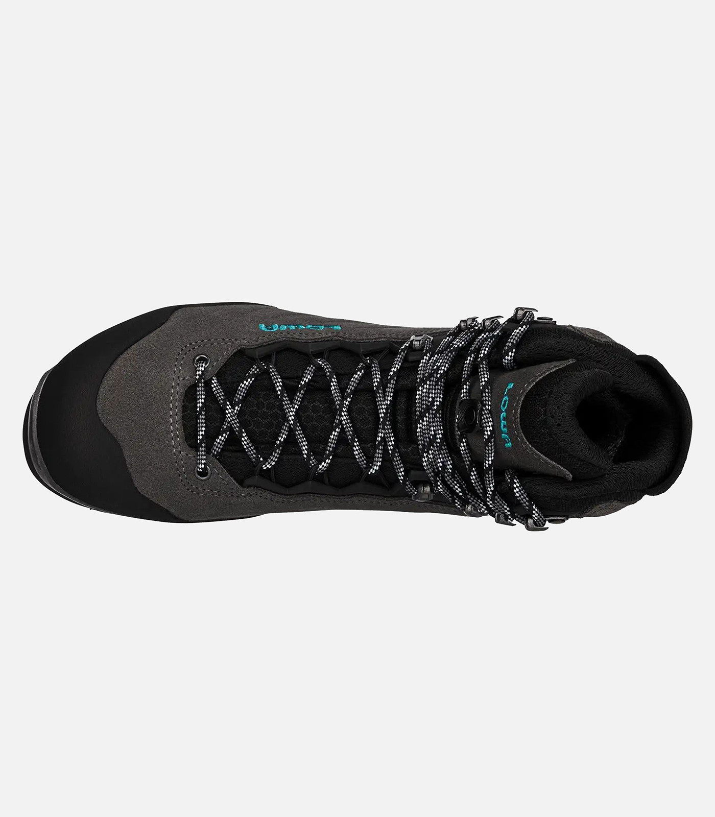 Leichte steigeisenfähige Bergschuhe.