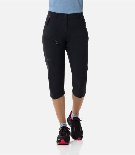 Stretch trekking cropped trousers