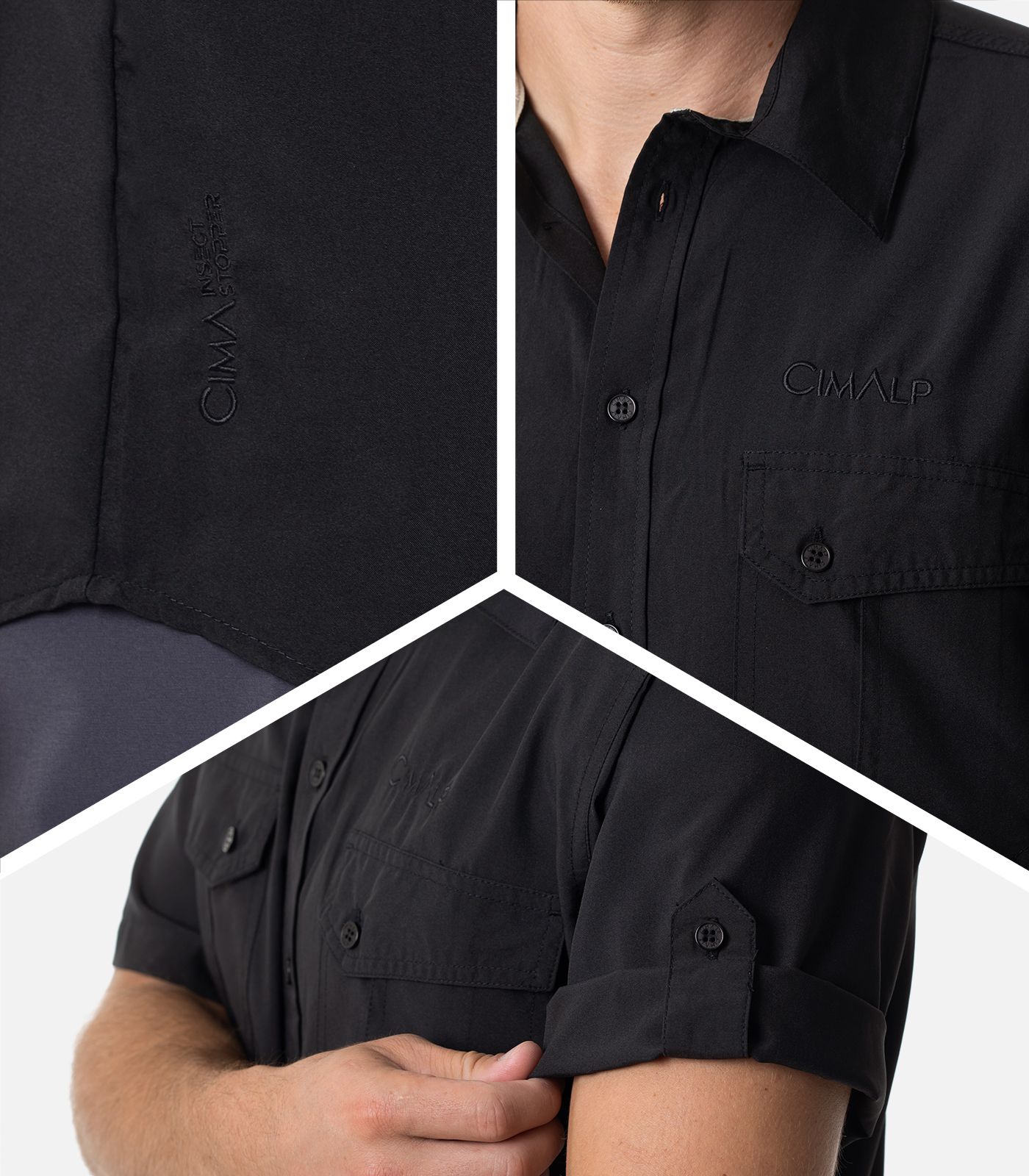 Chemise de randonnée anti-UV et anti-moustiques