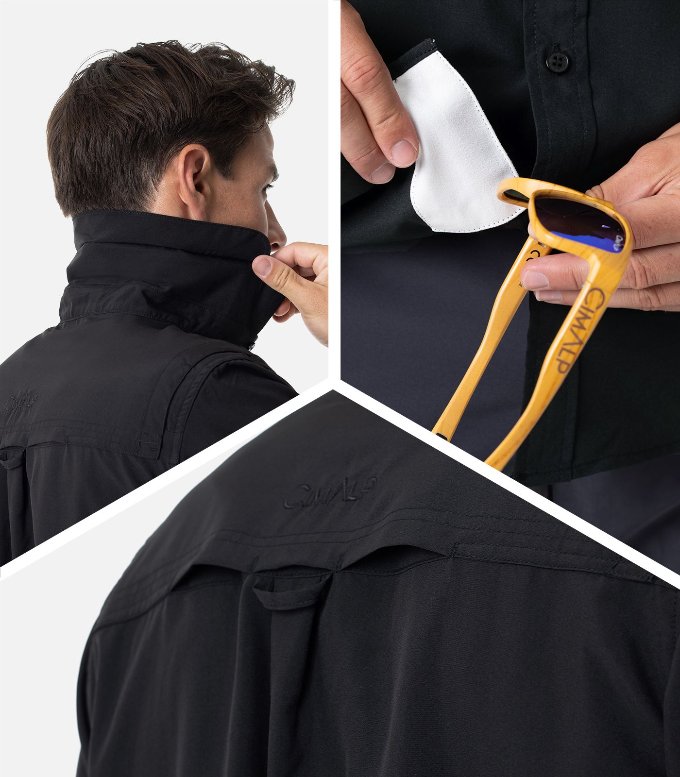 Chemise de randonnée anti-UV et anti-moustiques