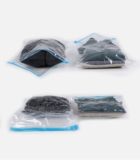 Pack de 4 sacs compression vide d'air
