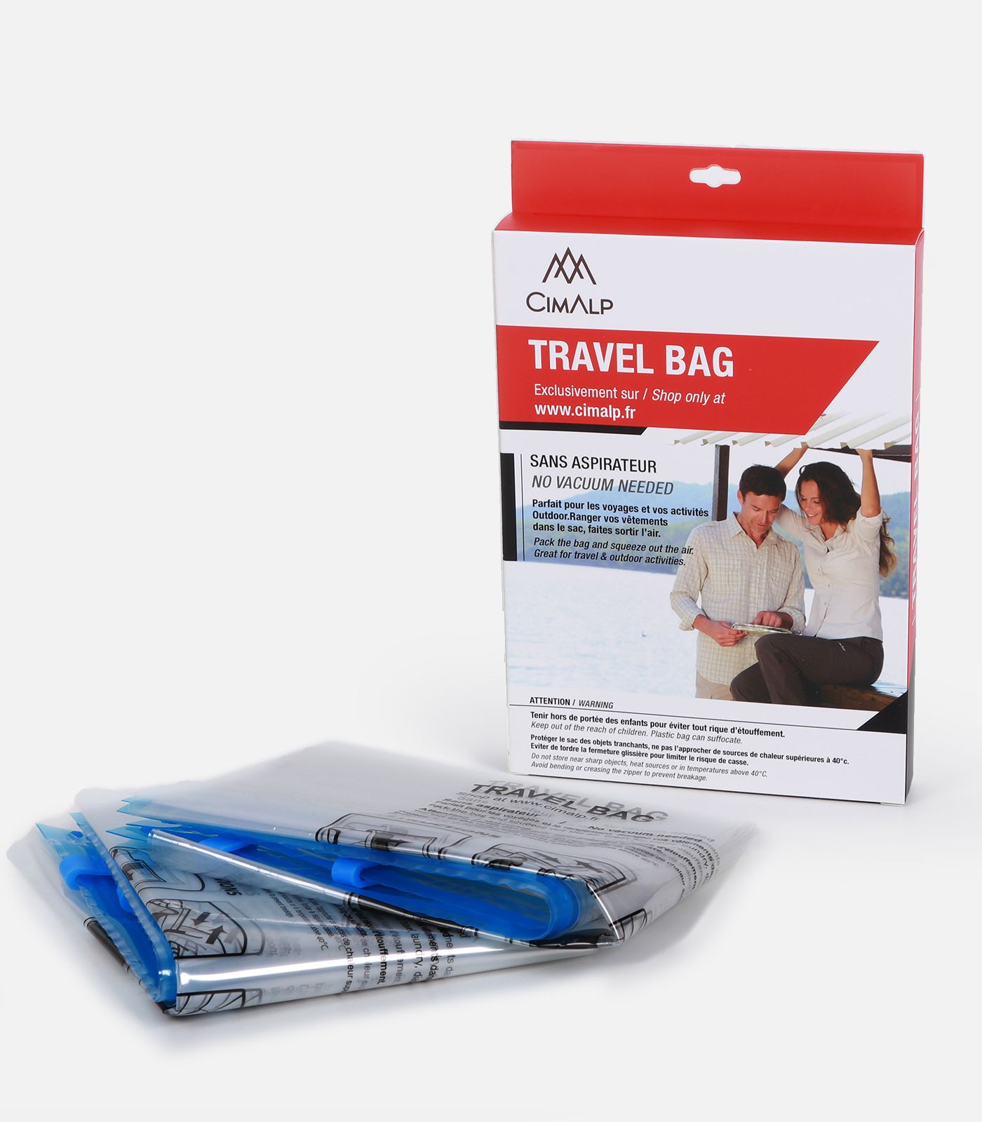 Pack de 4 sacs compression vide d'air Pack de 4 sacs compression vide d'air