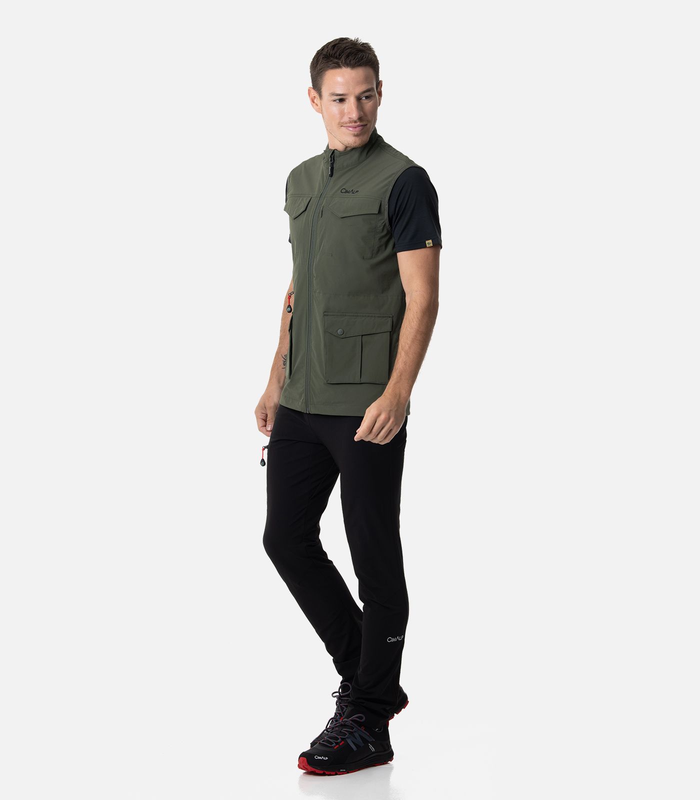 Stretch-Weste mit vielen Taschen
