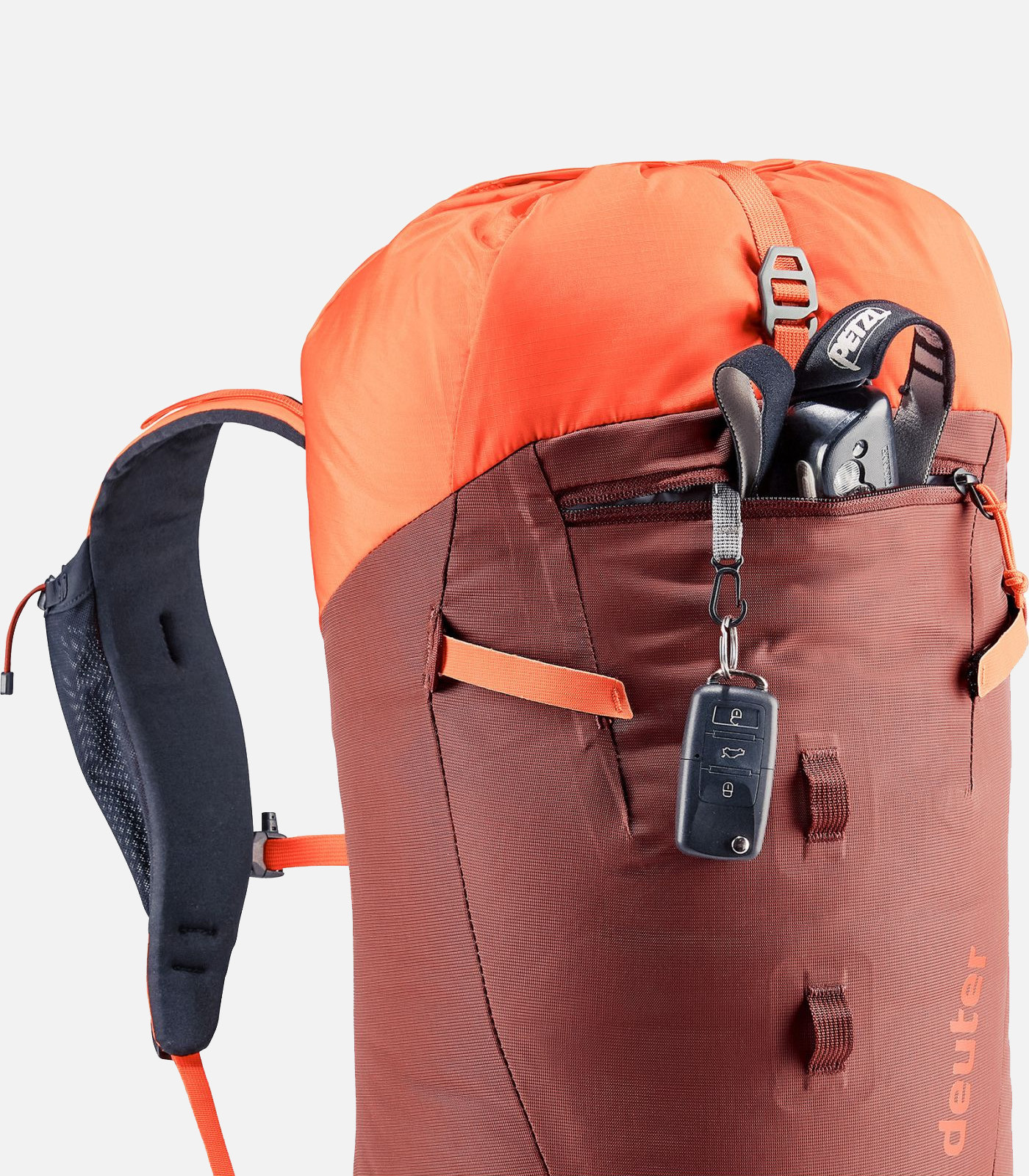 DEUTER mountaineering backpack.