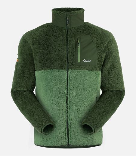 Giacca in pile Sherpa