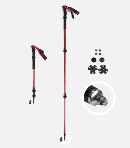 Teleskop-Wanderstöcke mit Easy-Lock-System