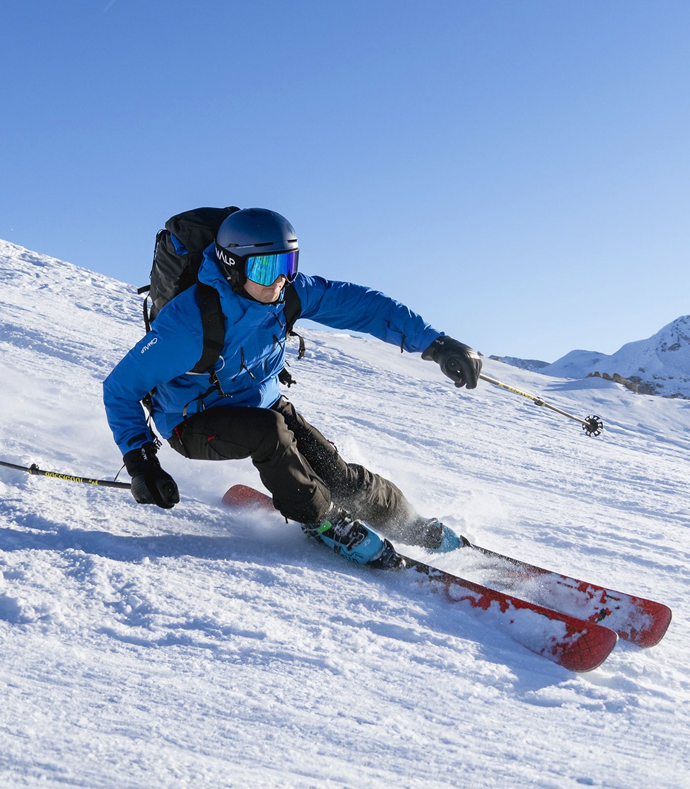 Funktionale Skijacke mit Stretch