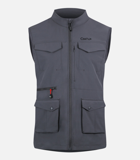 Gilet stretch multi-poches