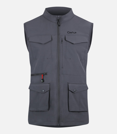 Stretch-Weste mit vielen Taschen