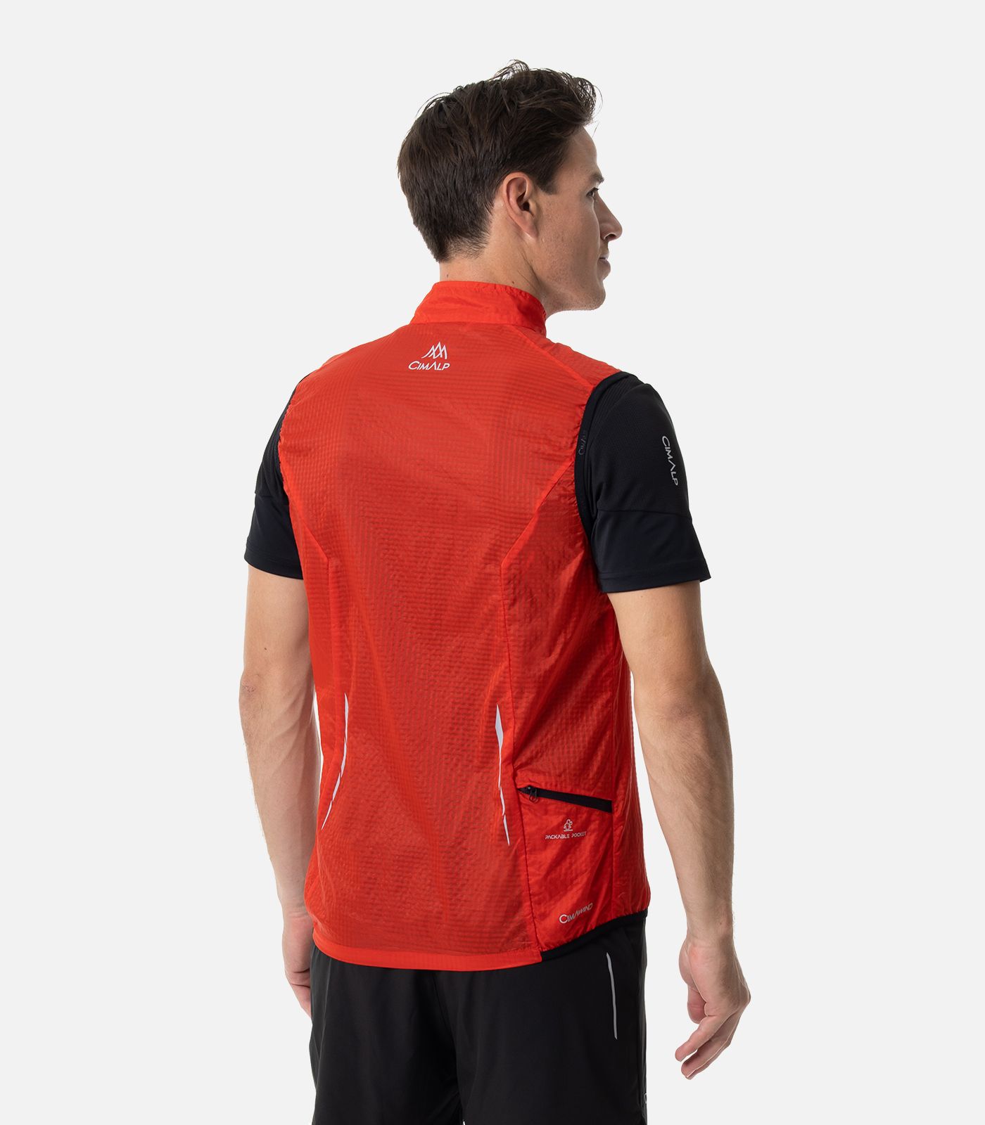 Gilet coupe-vent ultra-léger