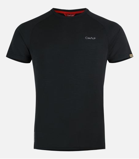 T-shirt en laine Mérinos manches courtes
