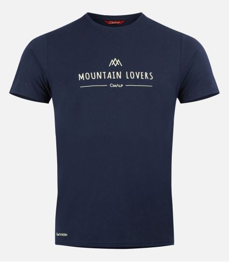 Leichtes T-Shirt aus Baumwolle und Polyester