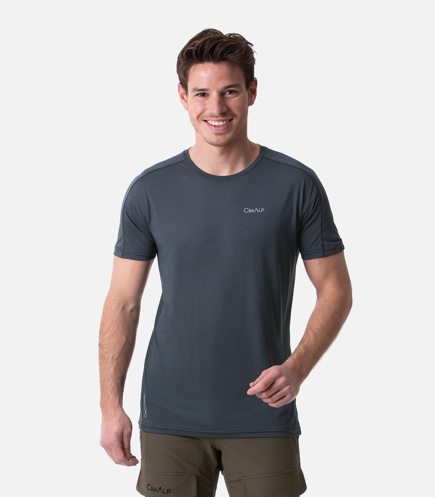 T-Shirt ottima traspirabilità, Seamless, nero, Intimo Uomo