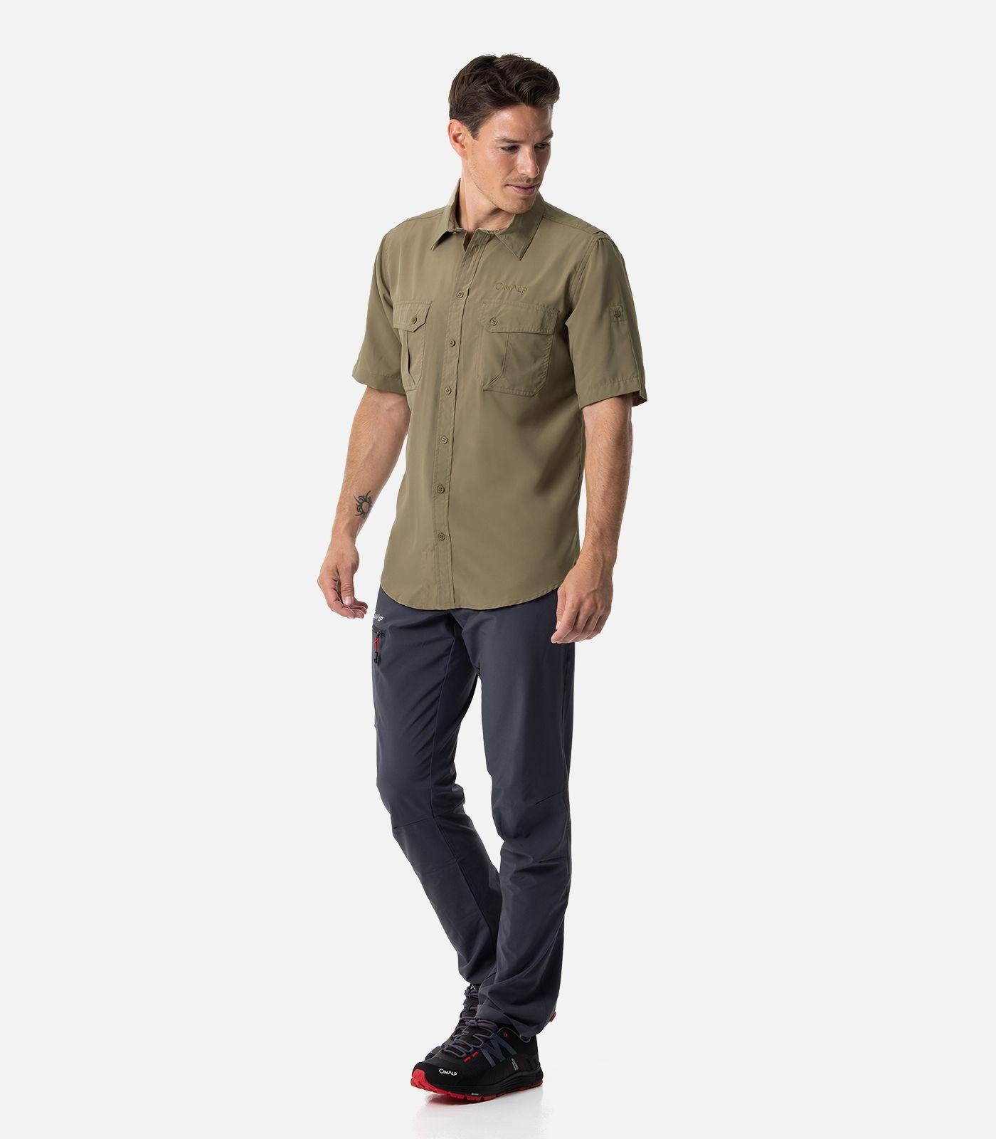 Hiking shirt with mosquito protection and UV protection