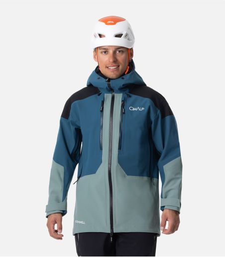 Guscio hardshell da alpinismo - Impermeabile e traspirante