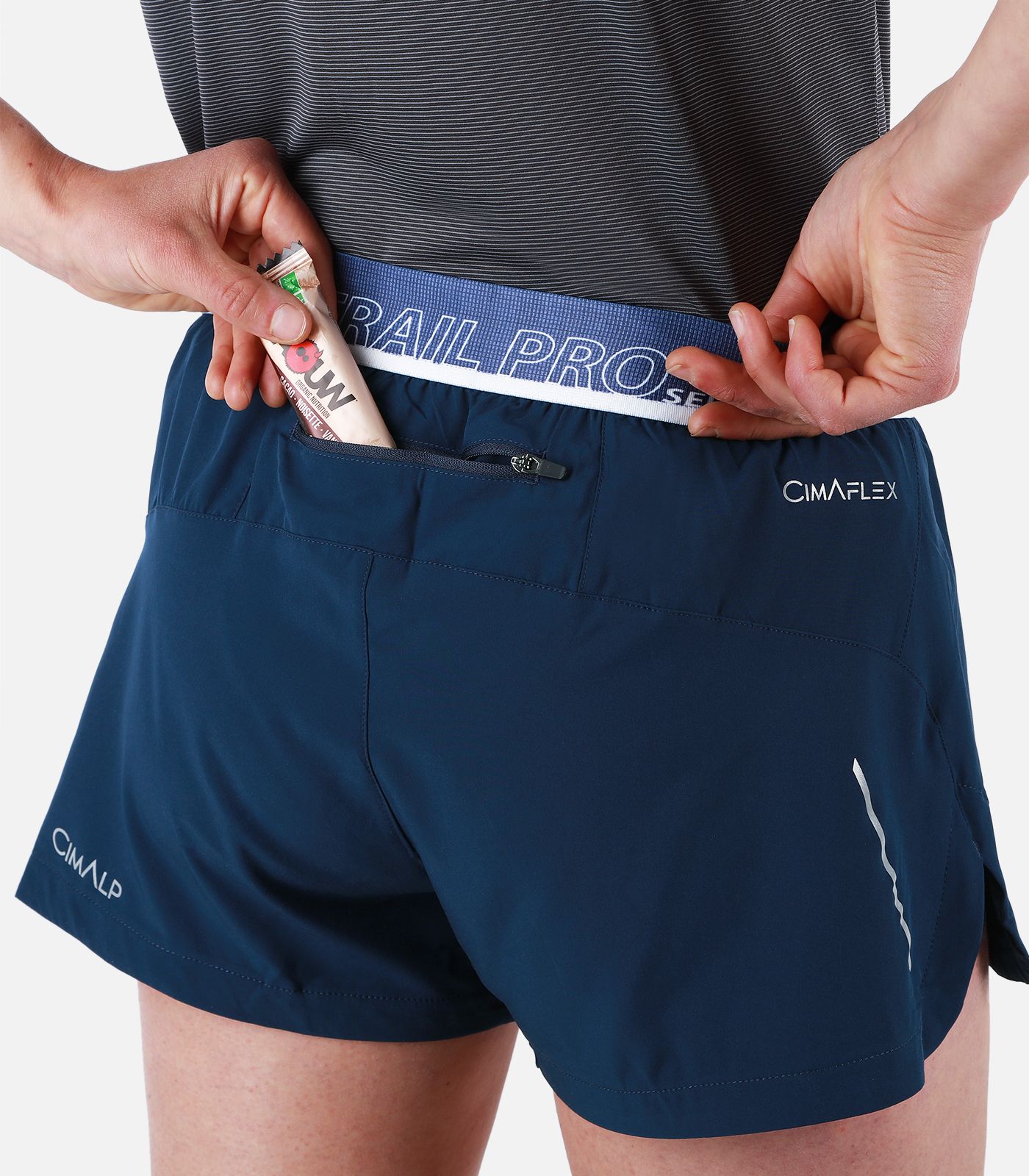 Short de trail elástico y ultraligero