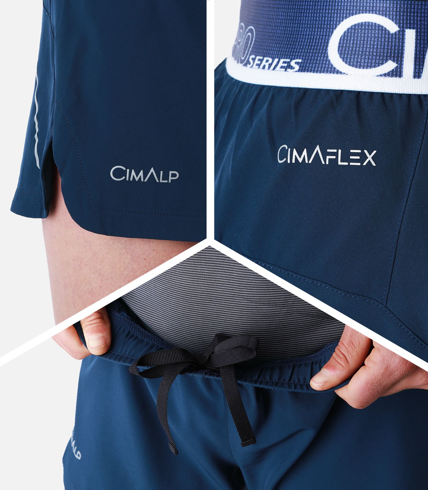 Short de trail elástico y ultraligero