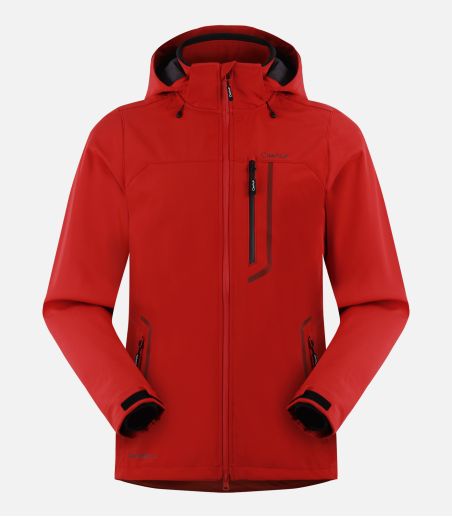 Chaqueta softshell de 3 capas con capucha