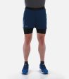 Short de trail running 2 en 1 3D-FLEX