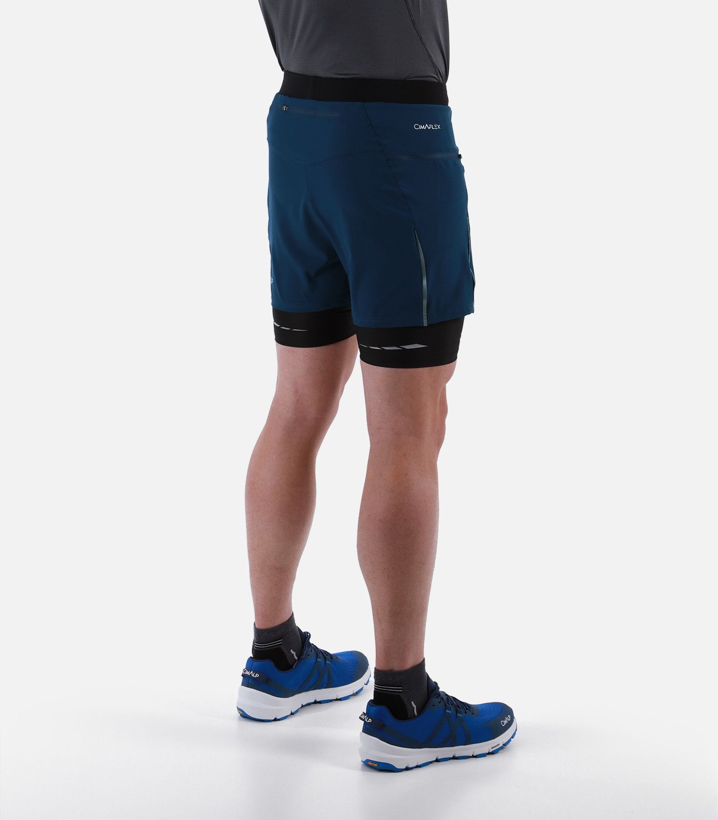 Pantalón corto de trail running 2 en 1 3D-FLEX