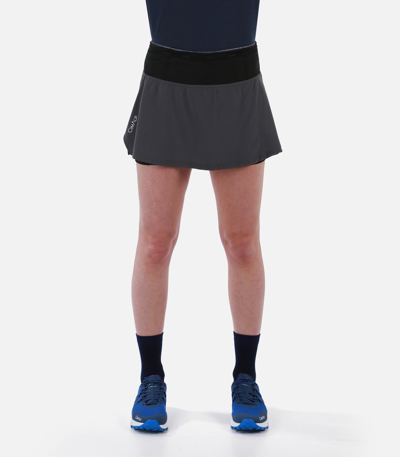 Jupe trail running 2 en 1 + ceinture multi-poches