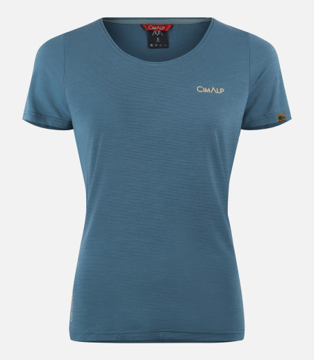 T-shirt en laine Mérinos manches courtes