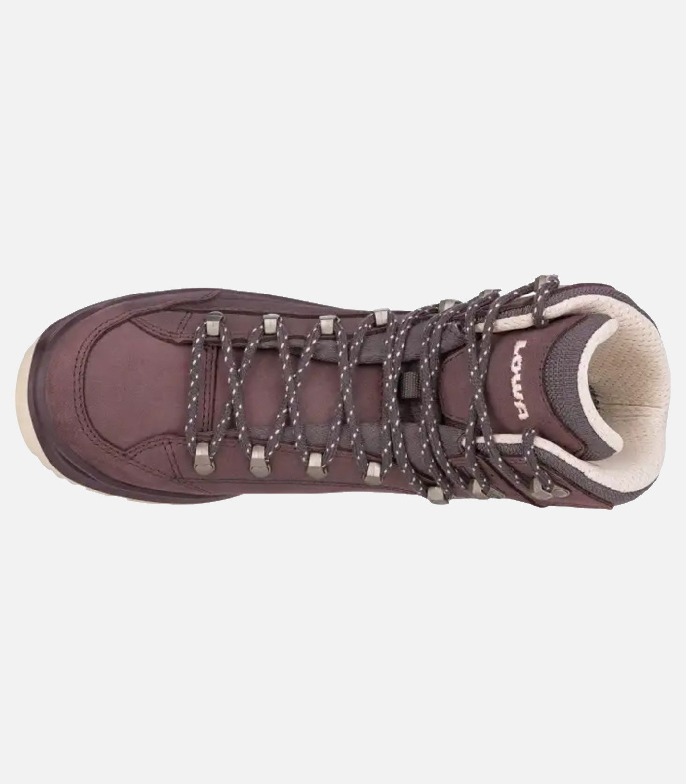 Wanderschuh mit mittelhohem Schaft von LOWA.