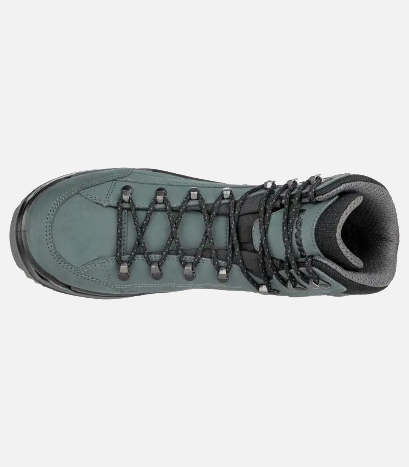 Hiking shoes lowa mid-cut.