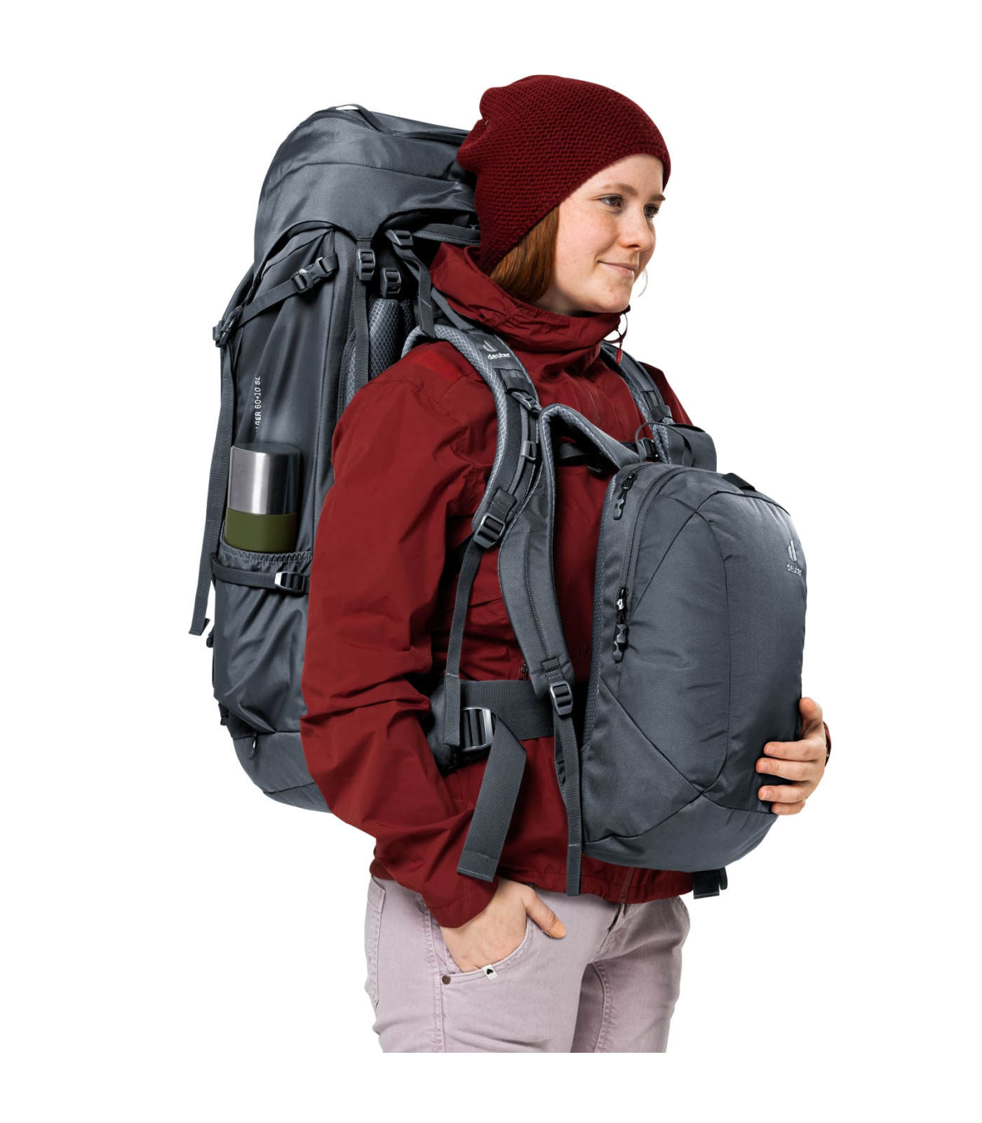 Backpack for travel and backpacking DEUTER