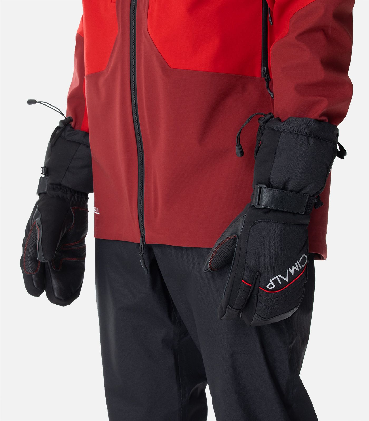 Guantes de esquí 3 dedos Primaloft®