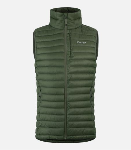 Sleeveless puffer jacket