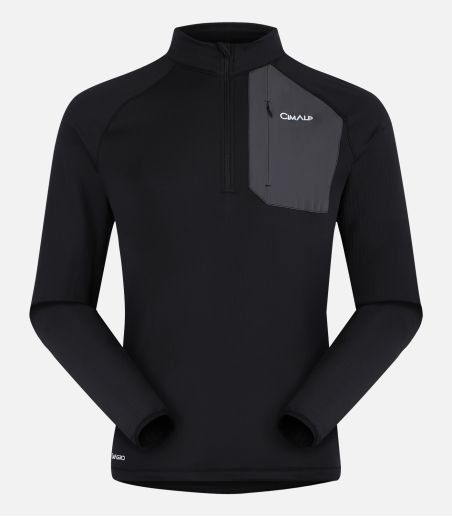 Polaire technique à col zippé CimaGrid®