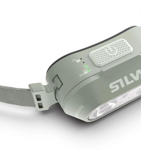 Linterna frontal para trail SILVA.