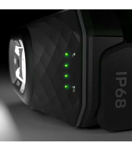 Linterna frontal de senderismo con batería SILVA