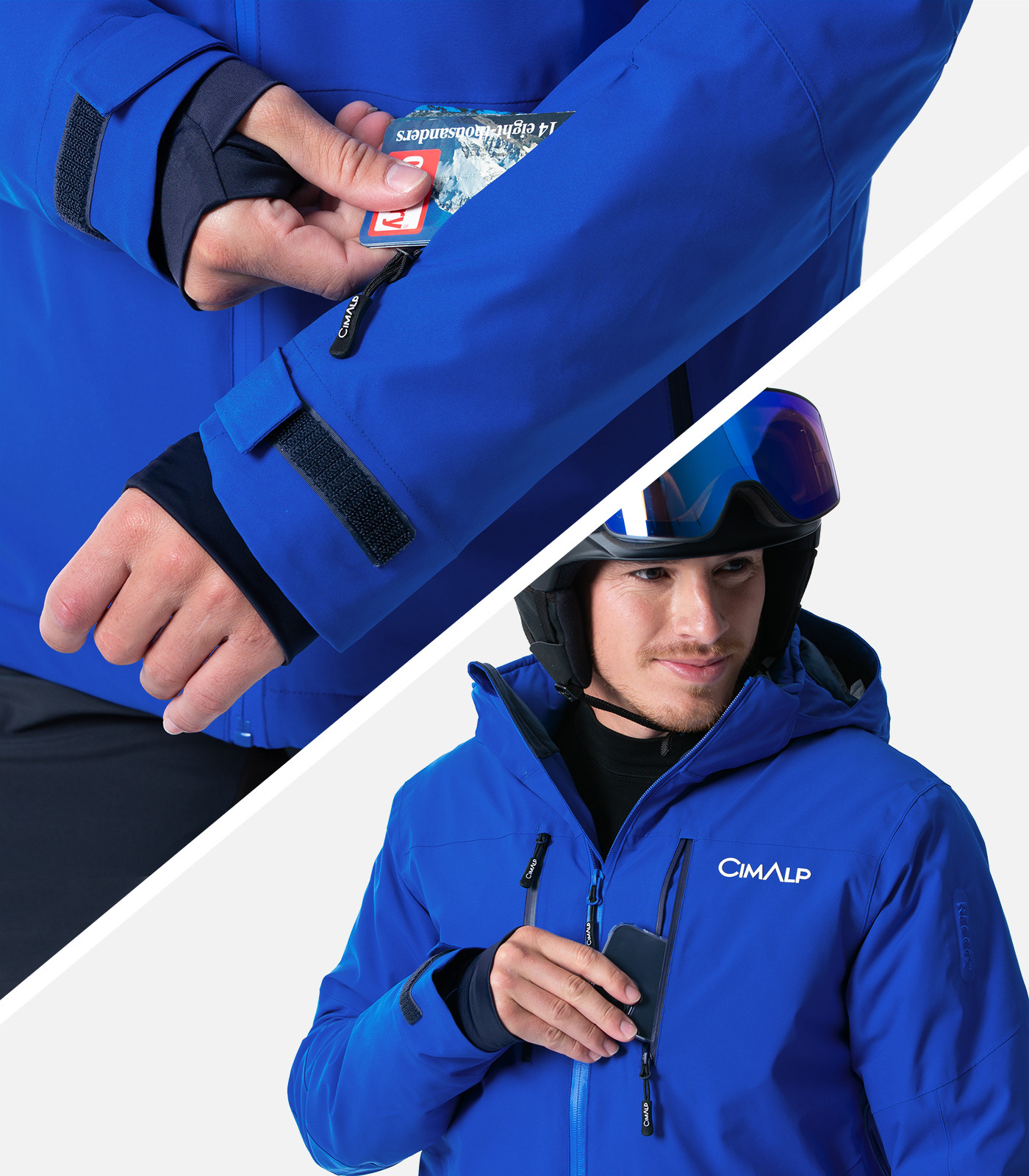 Giacca impermeabile da sci