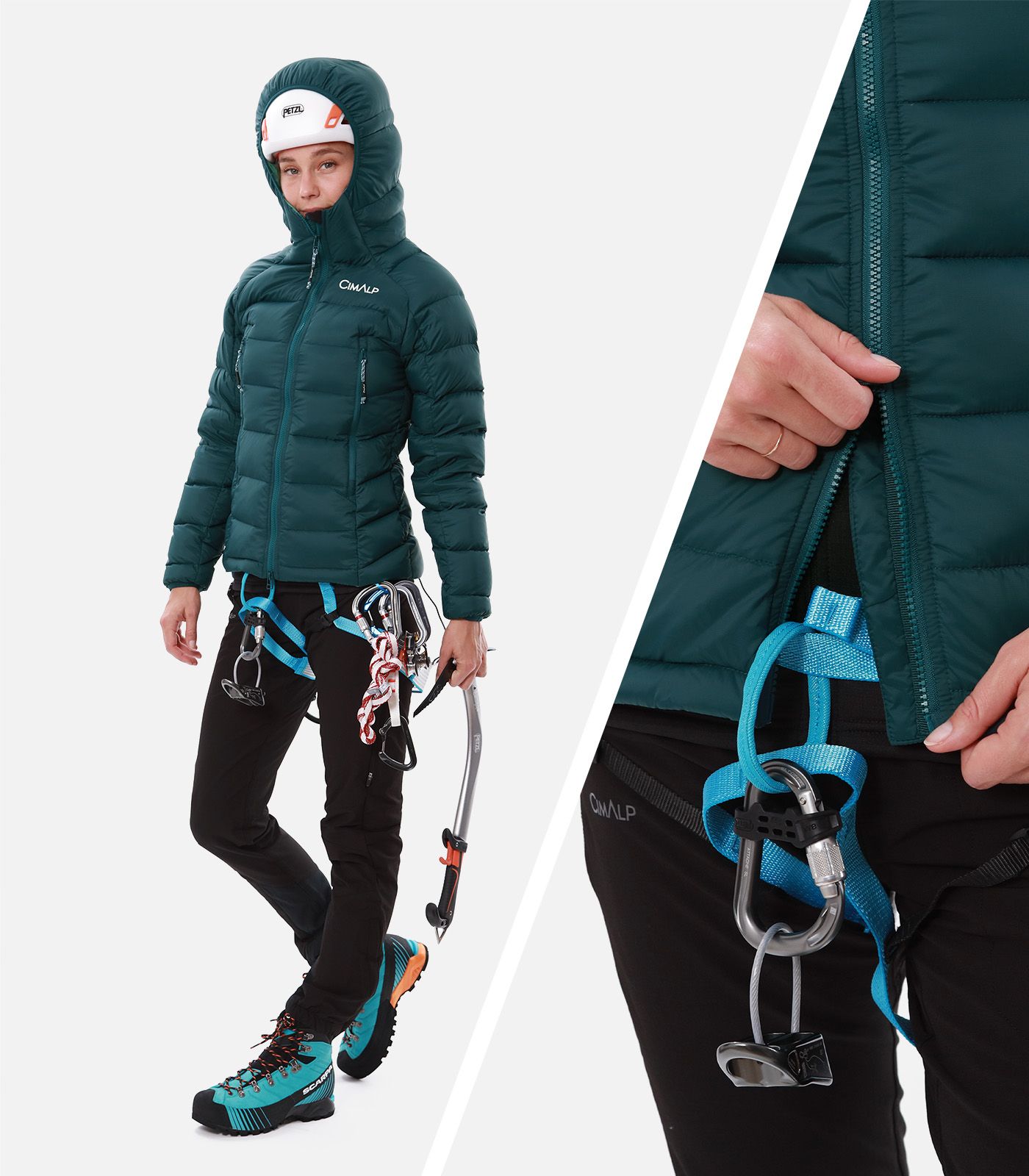 Piumino comprimibile da alpinismo | Caldo e idrorepellente