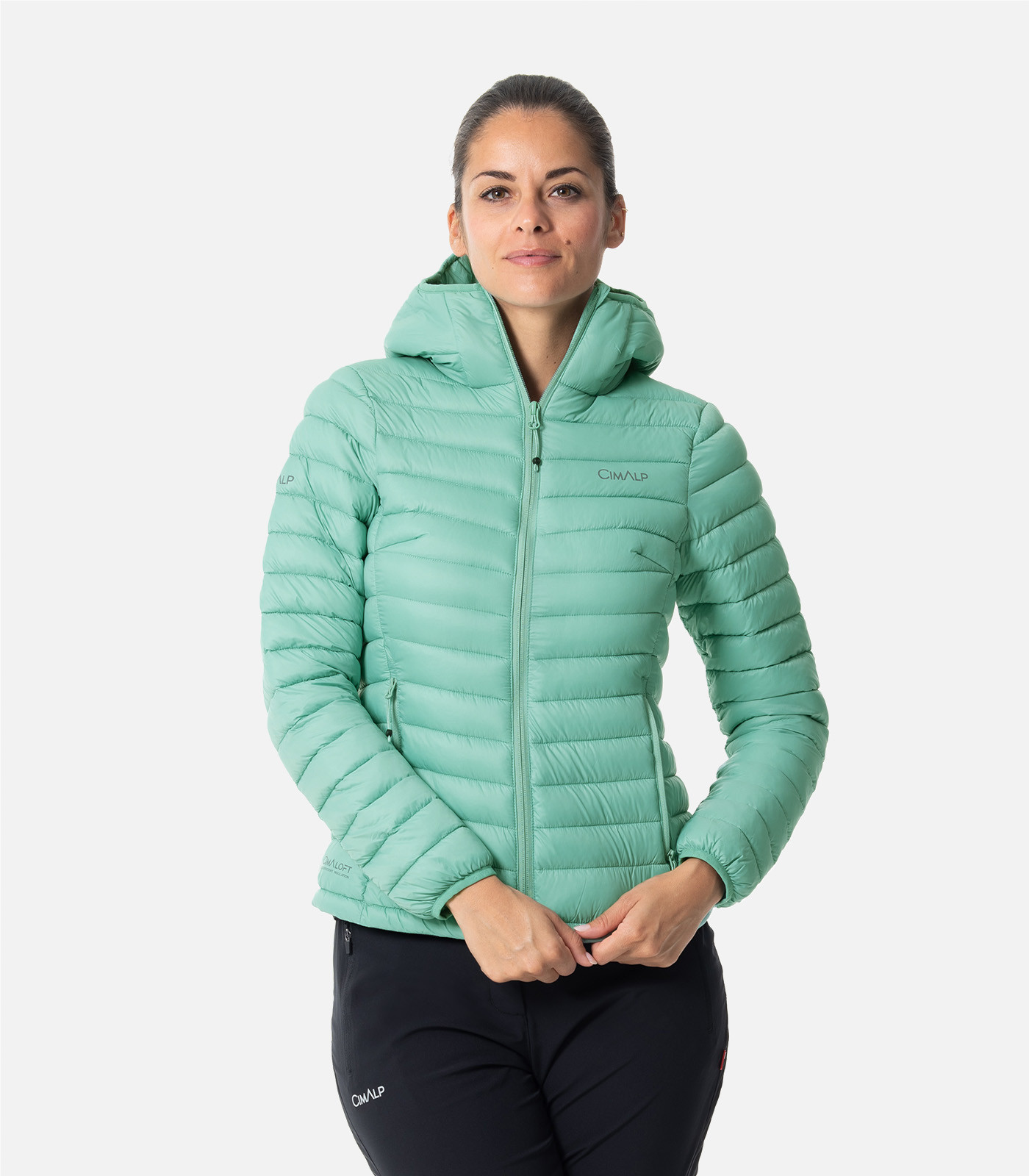 Doudoune à capuche chaude et compressible en Cimaloft®