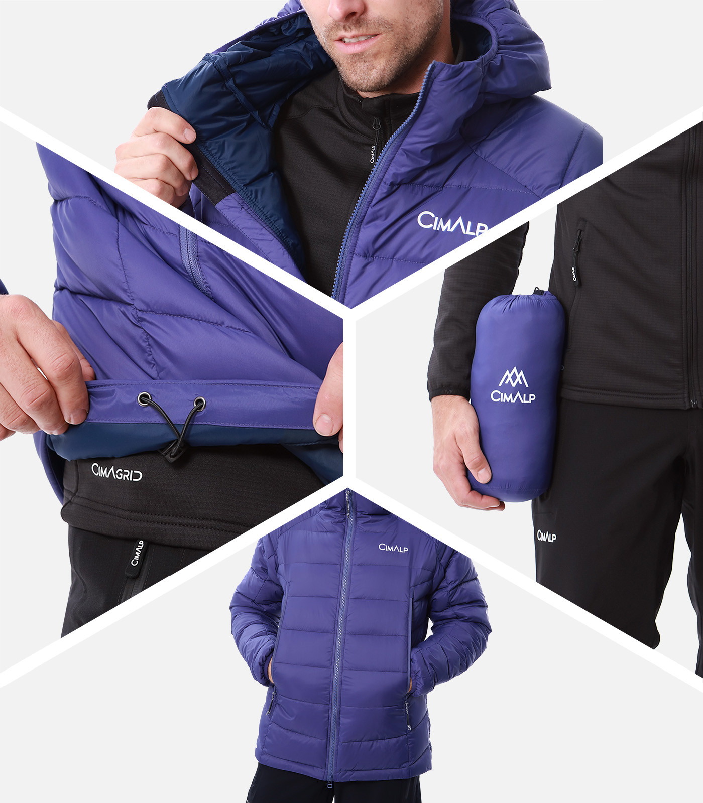 Doudoune légère et chaude en duvet CimaCuin®