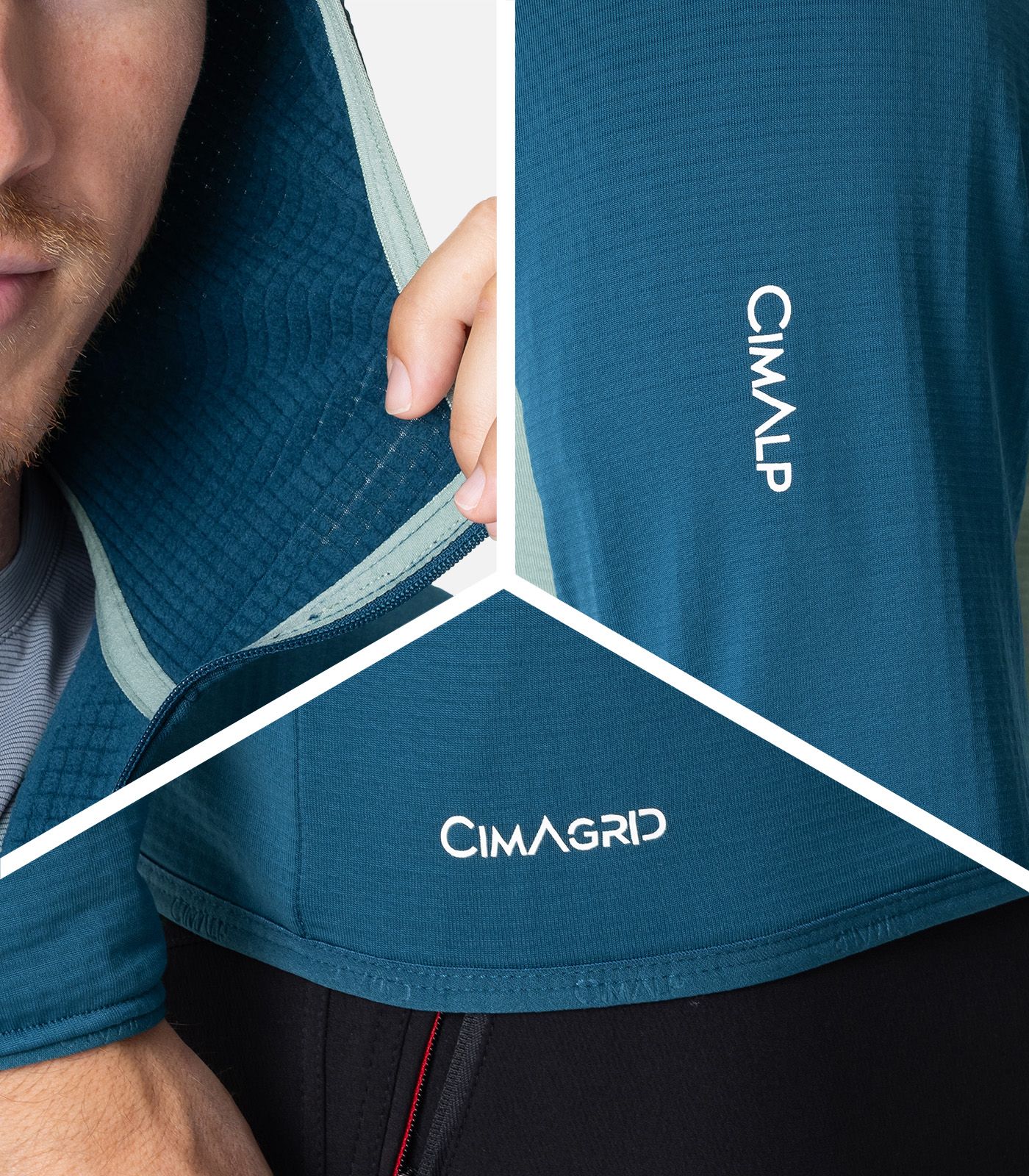 Veste polaire légère et stretch CimaGrid®